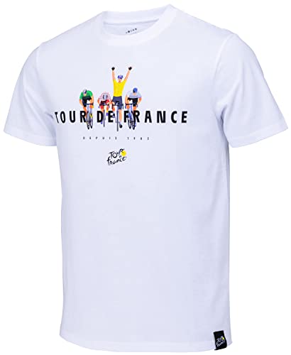 TOUR DE FRANCE Sprint Final T-Shirt, offizielle Kollektion für Radsport, Größe XL, weiß TOUR DE FRANCE Sprint Final T-Shirt, offizielle Kollektion für Radsport, Größe XL, weiß von Tour de France