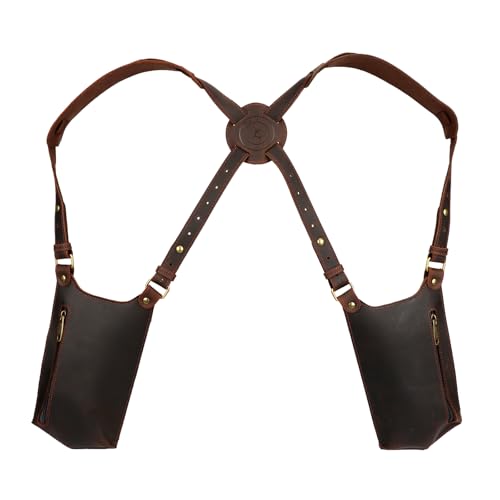 Tourbn Anti-Diebstahl-Unterarm-Umhängetasche Herren Leder Schultergurt Tasche Verstellbarer Riemen Verdeckte Packtasche Beidhändig Braun Retro Tourbn Anti-Diebstahl-Unterarm-Umhängetasche Herren Leder Schultergurt Tasche Verstellbarer Riemen Verdeckte Packtasche Beidhändig Braun Retro von Tourbn