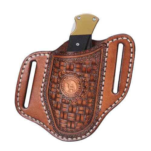 TOURBON Leder-Taschenmesser, Etui, Klappmesser, Holster, EDC-Werkzeug, Taschenmesser, Gürteltasche, handgefertigtes Geschenk TOURBON Leder-Taschenmesser, Etui, Klappmesser, Holster, EDC-Werkzeug, Taschenmesser, Gürteltasche, handgefertigtes Geschenk von Tourbn
