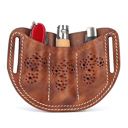 TOURBON Leder Taschenmesser Gürteltasche 3 Slots EDC Multitool Organizer Scheide Stifthalter TOURBON Leder Taschenmesser Gürteltasche 3 Slots EDC Multitool Organizer Scheide Stifthalter von Tourbn