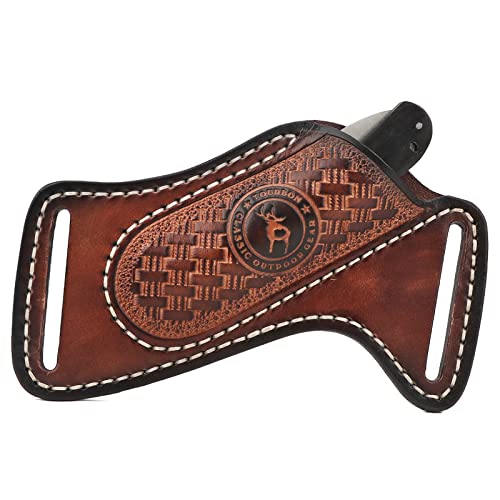 TOURBON Taschenmesserscheide aus Leder für Gürtel EDC Holster Taschenmesser Werkzeugtasche Handgemachtes Geschenk für Männer TOURBON Taschenmesserscheide aus Leder für Gürtel EDC Holster Taschenmesser Werkzeugtasche Handgemachtes Geschenk für Männer von Tourbn