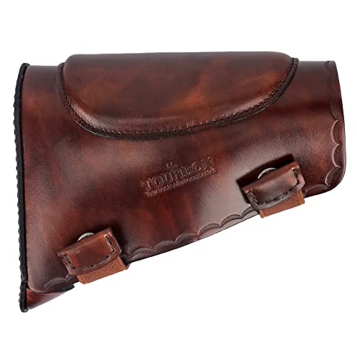 Tourbn Braun Leder Rifle Shotgun Buttstock Wangenauflage Schaftkappe für Links- und Rechtshänder Hunter Tourbn Braun Leder Rifle Shotgun Buttstock Wangenauflage Schaftkappe für Links- und Rechtshänder Hunter von Tourbn