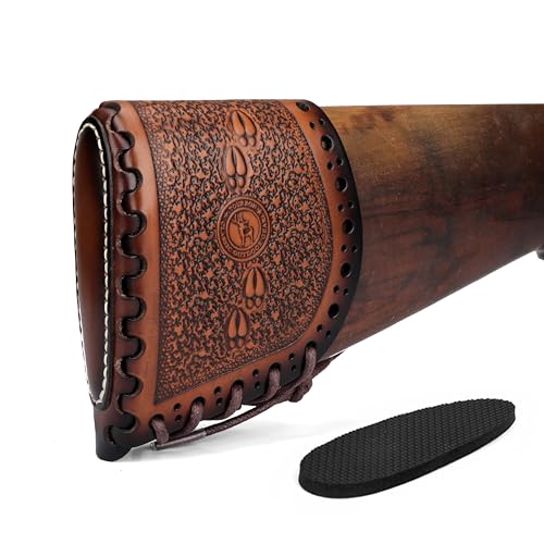 Tourbn TOURBON Handgefertigter Leder-Gewehr-Schrotflinten-Rückstoß-Pad, Tonschießstockhalter mit Einsatz Tourbn TOURBON Handgefertigter Leder-Gewehr-Schrotflinten-Rückstoß-Pad, Tonschießstockhalter mit Einsatz von Tourbn