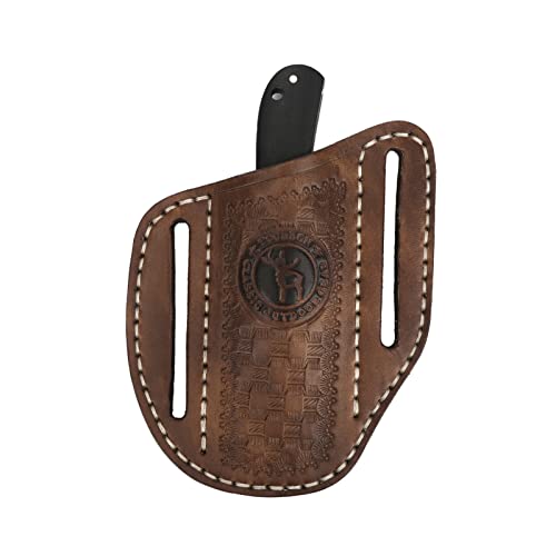 Tourbn TOURBON Ledertaschenmesserscheide für Gürtel EDC Holster Taschenmesser Werkzeugtasche Handgemachtes Geschenk, 9 * 1.5 * 11.5cm, Braun Tourbn TOURBON Ledertaschenmesserscheide für Gürtel EDC Holster Taschenmesser Werkzeugtasche Handgemachtes Geschenk, 9 * 1.5 * 11.5cm, Braun von Tourbn