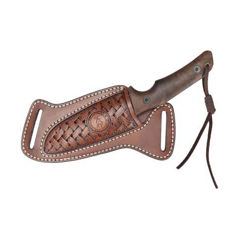 „Tourbn“ TOURBON horizontale Messerscheide aus Leder für Gürtel, EDC-Holster, gerade Messer-Werkzeugtasche, handgefertigtes Geschenk für Männer „Tourbn“ TOURBON horizontale Messerscheide aus Leder für Gürtel, EDC-Holster, gerade Messer-Werkzeugtasche, handgefertigtes Geschenk für Männer von Tourbn