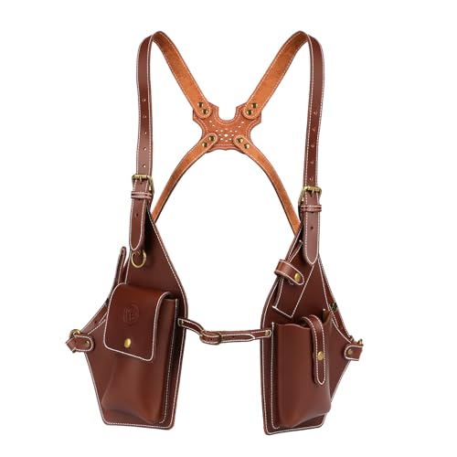 Tourbon Schulterholster aus echtem Leder, Diebstahlschutz, Handyhalter für Outdoor-Reisen Tourbon Schulterholster aus echtem Leder, Diebstahlschutz, Handyhalter für Outdoor-Reisen von Tourbn