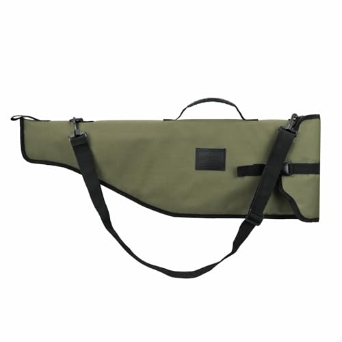 Tourbon Jagd-Gewehr Gun Case Tasche mit verstellbarem Schulterriemen, Braun Grün, mit Verzierung, Herren, HS212NLLE, Breakdown Shotgun Bag, 127 cm von TOURBON