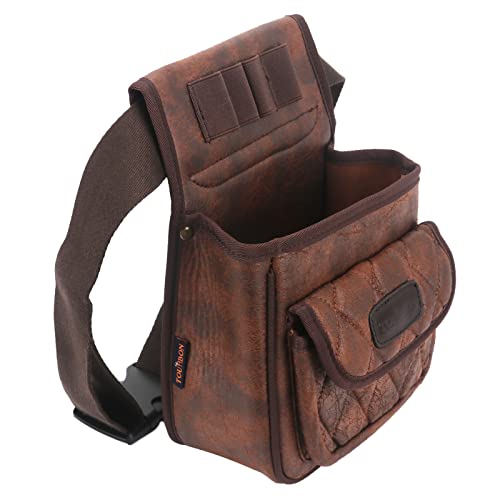 Tourbon Jagd Leder Kartusche Carrier Skeet/Trap Shooting Tasche Halt 100 Muscheln von TOURBON