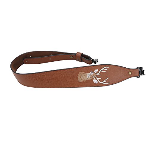 TOURBON Vintage verstellbar Leder Gewehr Sling Strap Braun Shooting Jagd Gun Zubehör TOURBON Vintage verstellbar Leder Gewehr Sling Strap Braun Shooting Jagd Gun Zubehör von TOURBON