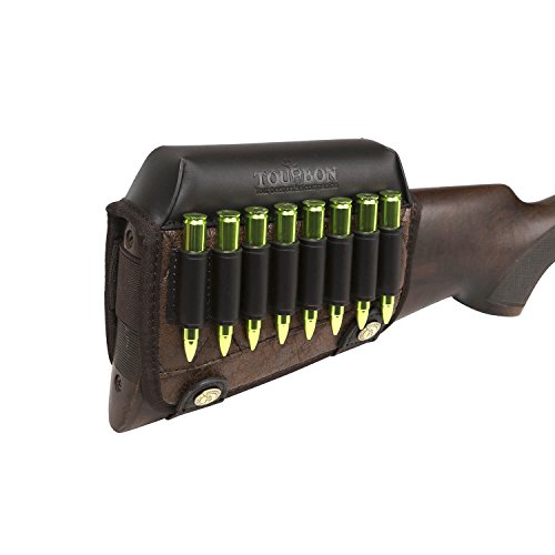 TOURBON Shotgun 20 Jahren Kartusche Halter Gewehr Cheek Rest Tasche von TOURBON