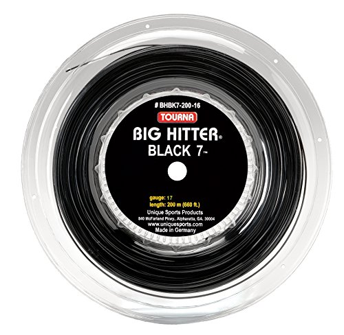 Tourna Unisex – Erwachsene Big Hitter Black7 1,25/220m Tennissaite, Schwarz, 17g Reel Tourna Unisex – Erwachsene Big Hitter Black7 1,25/220m Tennissaite, Schwarz, 17g Reel von Tourna