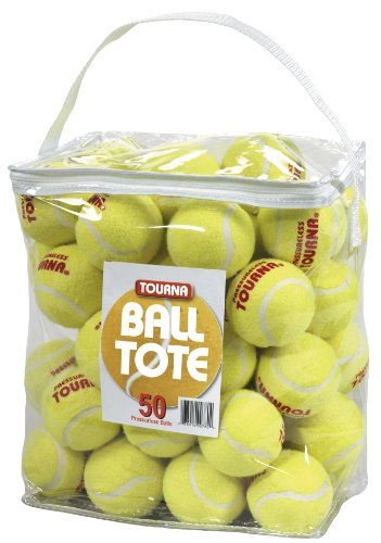 Tourna Unisex-Erwachsene EPTB-50 Tragetasche für Tennisbälle, 50 Stück, gelb, Each Tourna Unisex-Erwachsene EPTB-50 Tragetasche für Tennisbälle, 50 Stück, gelb, Each von Tourna