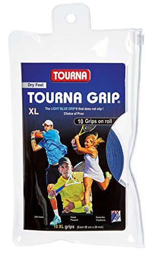 Tourna Unisex – Erwachsene Grip 10er XL, blau, One Size Tourna Unisex – Erwachsene Grip 10er XL, blau, One Size von Tourna