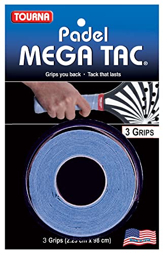 Tourna Unisex-Erwachsene PAD-MT-B Padel Overgrip, Blaues Markenzeichen Tourna Unisex-Erwachsene PAD-MT-B Padel Overgrip, Blaues Markenzeichen von Tourna