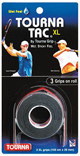 Tourna wandte 3 Blister 3-auf Grips TAC Unisex Erwachsene, schwarz Tourna wandte 3 Blister 3-auf Grips TAC Unisex Erwachsene, schwarz von Tourna