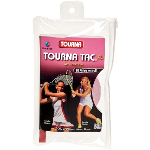 Unique Tennis Griffbänder Tourna Tac Pink 10er Overgrip, One Size Unique Tennis Griffbänder Tourna Tac Pink 10er Overgrip, One Size von Tourna