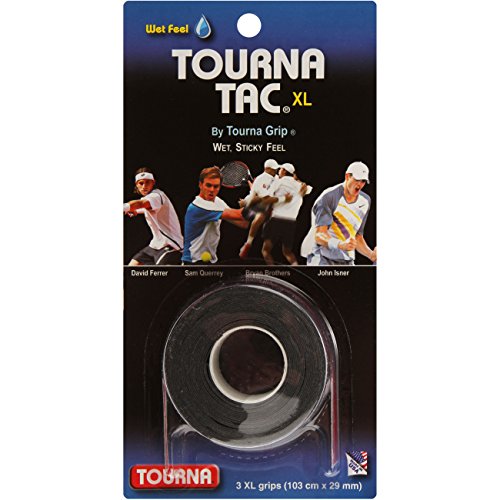 Unique Unisex – Erwachsene Overgrip Tourna Tac 3er, Schwarz, Standard Unique Unisex – Erwachsene Overgrip Tourna Tac 3er, Schwarz, Standard von Tourna