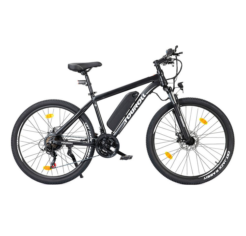 Touroll E-Bike Mountainbike U1 26 MTB Electric Bike, 21 Gang Shimano, Hub Motor, 468 Wh, 13Ah abnehmbarer Li-Ionen-Akku, 65KM Reichweite, CST Off-Road-Reifen Touroll E-Bike Mountainbike U1 26 MTB Electric Bike, 21 Gang Shimano, Hub Motor, 468 Wh, 13Ah abnehmbarer Li-Ionen-Akku, 65KM Reichweite, CST Off-Road-Reifen von Touroll