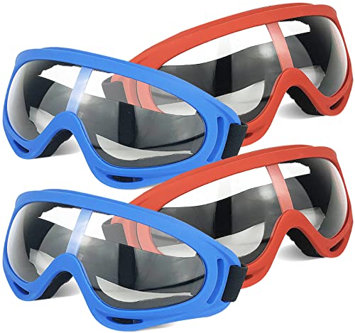 Toyer Schutzbrillen/Schutzbrillen/Motorradbrillen mit Bandanas, kompatibel mit Nerf Game Battle für Kinder, Rot + Blau, 4 Stück Toyer Schutzbrillen/Schutzbrillen/Motorradbrillen mit Bandanas, kompatibel mit Nerf Game Battle für Kinder, Rot + Blau, 4 Stück von Toyer
