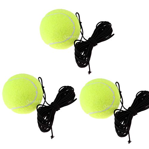 COJJ 3er Tennisball Mit String Tennis Trainer Ersatzball Ausrüstung COJJ 3er Tennisball Mit String Tennis Trainer Ersatzball Ausrüstung von COJJ