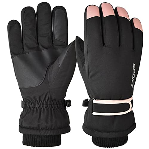 Toyosport Winter Ski Snowboard Handschuhe: Schneehandschuhe Thermo Wasserdichte Handschuhe Winddichte Winterhandschuhe für Damen Herren Skifahren Walking Radfahren von Toyosport