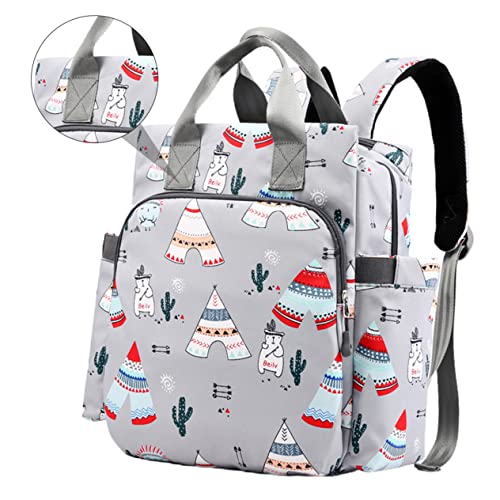 Toyvian 1stk Mumienrucksack Mit Großem Fassungsvermögen Beutel Mit Kordelzug Flasche Rucksack BH Mit Bügel Sachen Toiletteneimer Schicke Haarnadel Korb Vlies-aufbewahrungsbeutel Dark Grey von Toyvian