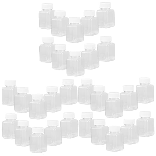 Toyvian 30 STK Wasserbombenflasche -Flasche Gel-perlenflasche Teilverpackung Flasche Klare Spielflasche Nachfüllbehälter Für Spritzkugelaufsatz Transparent Plastik von Toyvian