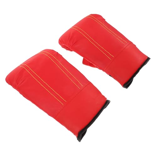 Toyvian Boxhandschuhe Kickboxen Training Erwachsene Atmungsaktiv Stoßdämpfend Verstellbar mit Breitem Handgelenkband Langlebig Sicher für Anfänger und Fortgeschrittene Rot Toyvian Boxhandschuhe Kickboxen Training Erwachsene Atmungsaktiv Stoßdämpfend Verstellbar mit Breitem Handgelenkband Langlebig Sicher für Anfänger und Fortgeschrittene Rot von Toyvian