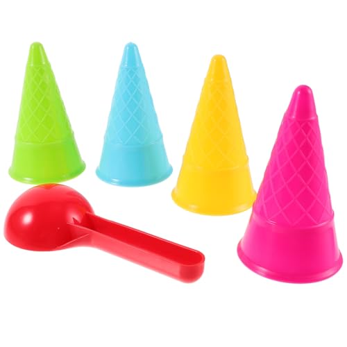 Toyvian Kinder-Strandspielzeug 5-Teiliges Sand-Eisformen-Set Strand-Sandspielzeug Eistüten Schaufel Zum Spielen Am Meer Sandspielzeug Für Sommer-Strand-Pool-Party (Zufällige Farbe) Toyvian Kinder-Strandspielzeug 5-Teiliges Sand-Eisformen-Set Strand-Sandspielzeug Eistüten Schaufel Zum Spielen Am Meer Sandspielzeug Für Sommer-Strand-Pool-Party (Zufällige Farbe) von Toyvian