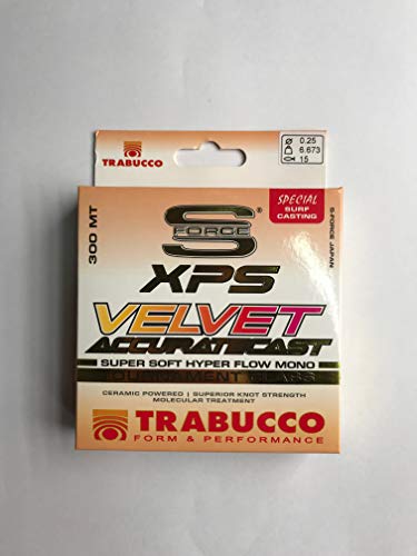Trabucco Angelschnur Velvet Accurate Cast 300 m 0.25 mm Silikonisiert Meer Spinning Surfcasting Fedeer Bachforelle Trabucco Angelschnur Velvet Accurate Cast 300 m 0.25 mm Silikonisiert Meer Spinning Surfcasting Fedeer Bachforelle von Trabucco