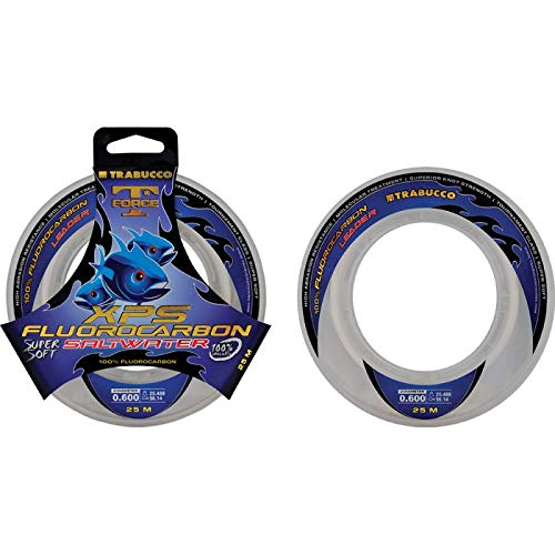 Trabucco Angelschunr Saltwater XPS Fluorocarbon T-Force 0.370 mm 10.97 kg 50 m Fluorocarbon Meer Spinning Surfcasting Forelle Bolo See Trabucco Angelschunr Saltwater XPS Fluorocarbon T-Force 0.370 mm 10.97 kg 50 m Fluorocarbon Meer Spinning Surfcasting Forelle Bolo See von Trabucco