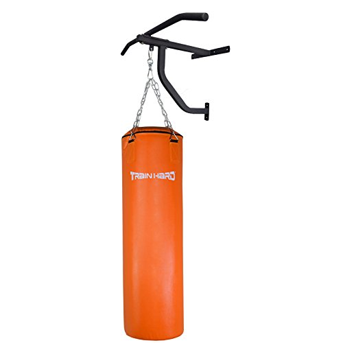 TrainHard Boxen Boxsack Sandsack Senior Fighter 110 gefüllt 110x32cm 33kg mit Wandhalter & Klimmzugstange TrainHard Boxen Boxsack Sandsack Senior Fighter 110 gefüllt 110x32cm 33kg mit Wandhalter & Klimmzugstange von TrainHard