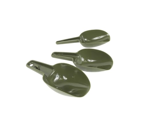 Trakker Bait Scoop Set Futterschaufelset S,M,L zum anmischen 210609 von Trakker