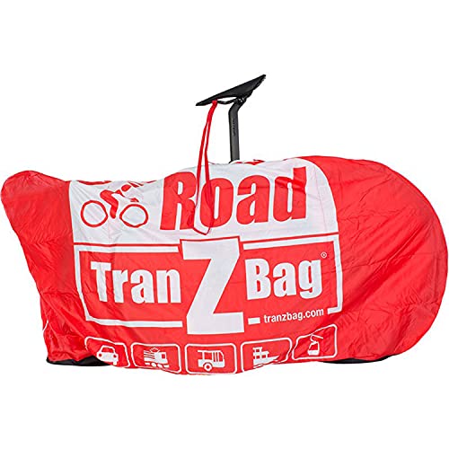 TranZbag Road Fahrrad Transporttasche, Transportschutz für 28″ Laufräder (für Cross- und Gravel-Laufräder, faltbar, minimales Packmaß, Schultertragegurt, Doppel-Reißverschluss), Rot TranZbag Road Fahrrad Transporttasche, Transportschutz für 28″ Laufräder (für Cross- und Gravel-Laufräder, faltbar, minimales Packmaß, Schultertragegurt, Doppel-Reißverschluss), Rot von EVOC