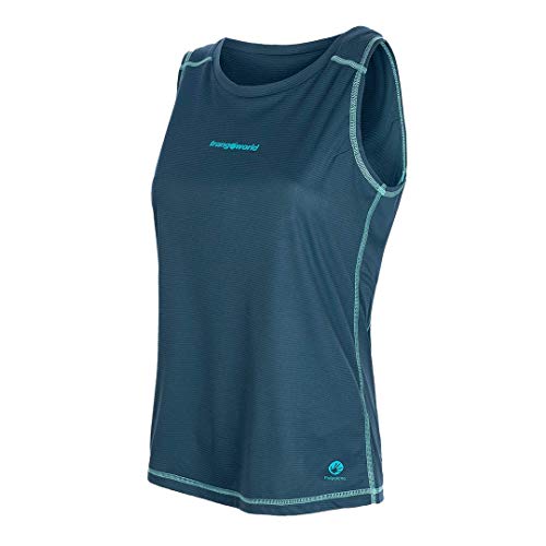 Trangoworld Damen Camiseta Baells Unterhemd, Blau (Azul Ceramica), M von Trangoworld