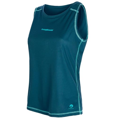 TRANGOWORLD Damen Camiseta Baells Unterhemd, Blau (Azul Ceramica), S TRANGOWORLD Damen Camiseta Baells Unterhemd, Blau (Azul Ceramica), S von Trangoworld