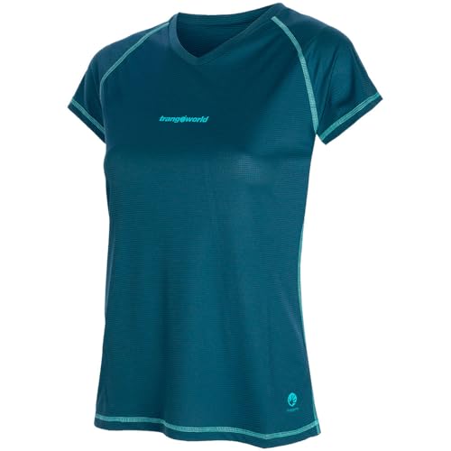 TRANGOWORLD Damen Camiseta Musia Unterhemd, Blau (Azul Ceramica), L von Trangoworld