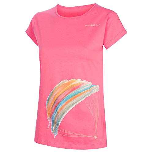 TRANGO Damen Camiseta Parapente Wm Jacke, Camellia Rose, S von Trango