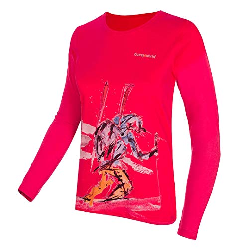 Trangoworld Damen The Lonely Wm Long Unterhemd, Rosa, XS Trangoworld Damen The Lonely Wm Long Unterhemd, Rosa, XS von Trangoworld