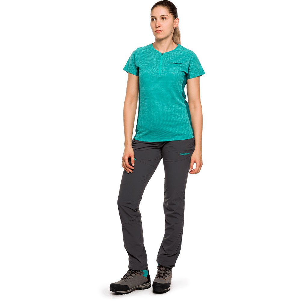 Trangoworld Leit Half Zip Short Sleeve T-shirt Blau XL Frau Trangoworld Leit Half Zip Short Sleeve T-shirt Blau XL Frau von Trangoworld