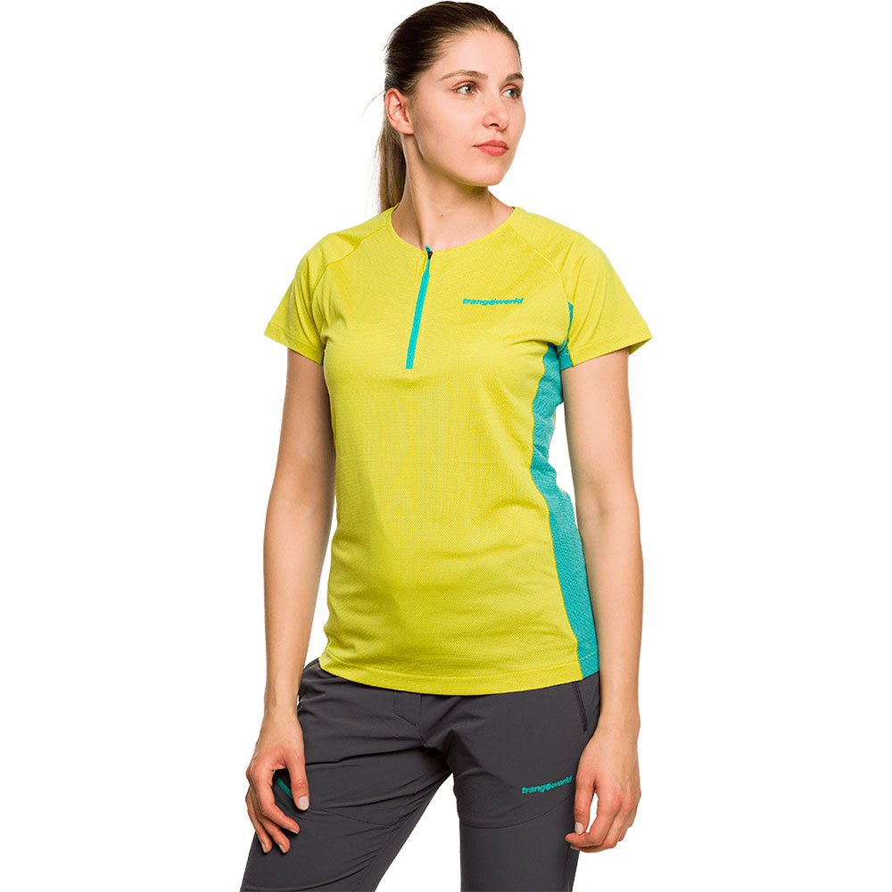 Trangoworld Leit Half Zip Short Sleeve T-shirt Gelb XL Frau Trangoworld Leit Half Zip Short Sleeve T-shirt Gelb XL Frau von Trangoworld