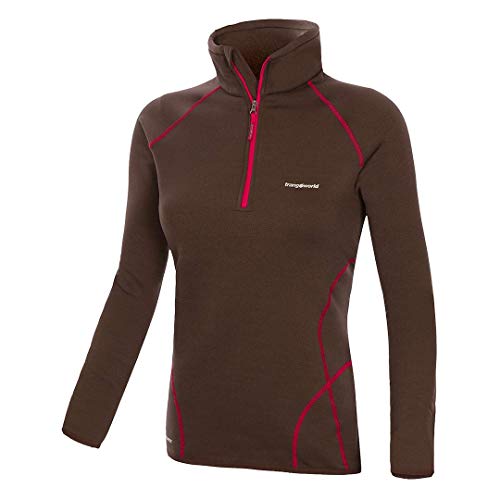 TRANGOWORLD Rega 23 Pullover, Damen M Dunkelbraun von Trangoworld