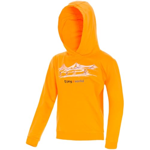 Trangoworld Unisex Kinder Across The Glacier Junior Sweatshirt, orange, 06 von Trangoworld