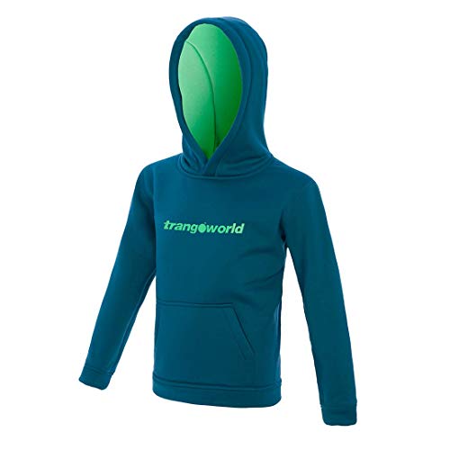 Trangoworld Unisex Kinder Kura Sweatshirt, meeresblau/frühlingsgrün, 04 von Trangoworld