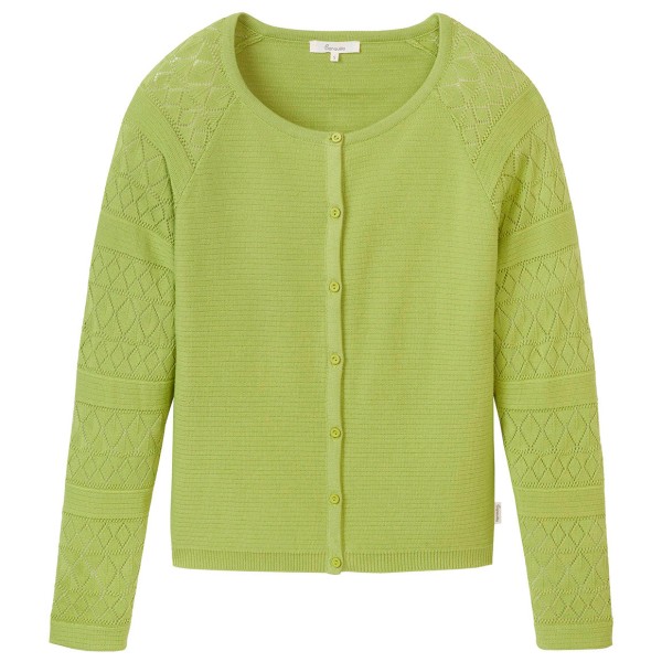 Tranquillo - Women's Ajour Strickjacke - Fleecejacke Gr M grün Tranquillo - Women's Ajour Strickjacke - Fleecejacke Gr M grün von Tranquillo