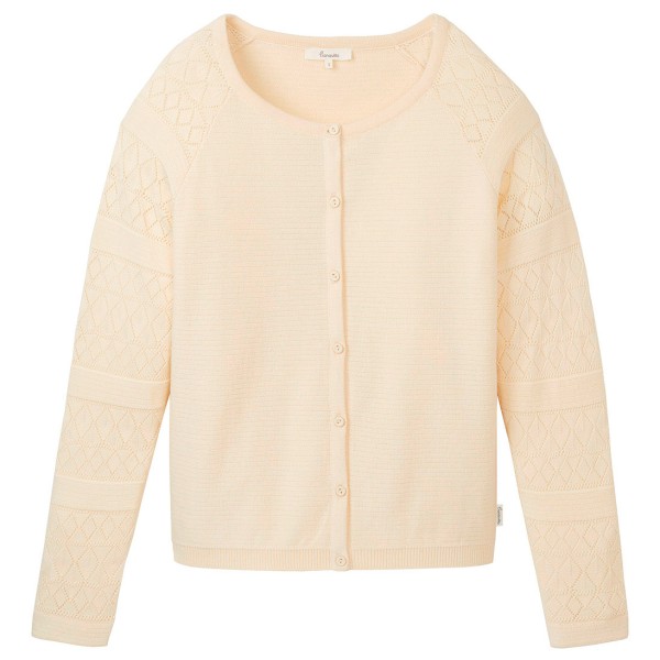 Tranquillo - Women's Ajour Strickjacke - Fleecejacke Gr M beige Tranquillo - Women's Ajour Strickjacke - Fleecejacke Gr M beige von Tranquillo
