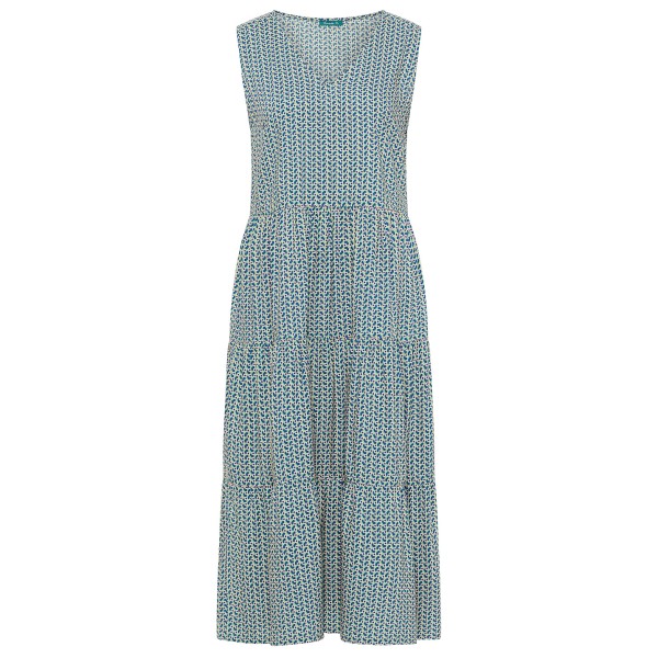 Tranquillo - Women's EcoVero Kleid - Kleid Gr 36;38;40;42;44 beige;grau;türkis/grau von Tranquillo