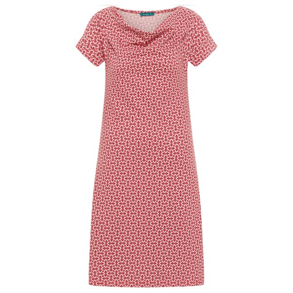 Tranquillo - Women's Kleid mit Wasserfallausschnitt - Kleid Gr M rosa von Tranquillo