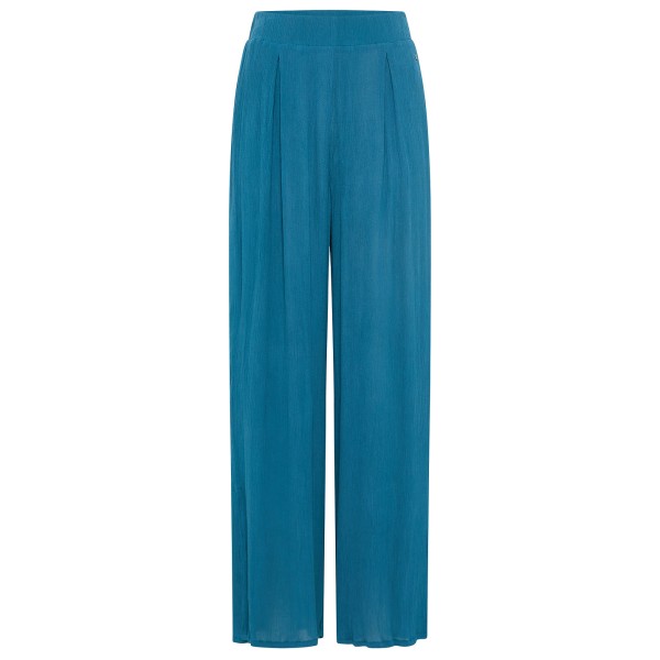 Tranquillo - Women's Lockere EcoVero Crinkle Hose - Freizeithose Gr 40 blau von Tranquillo