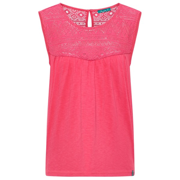 Tranquillo - Women's Top mit Spitzendetails - Top Gr XL rosa von Tranquillo